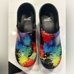 Paint splatter Dansko Clogs